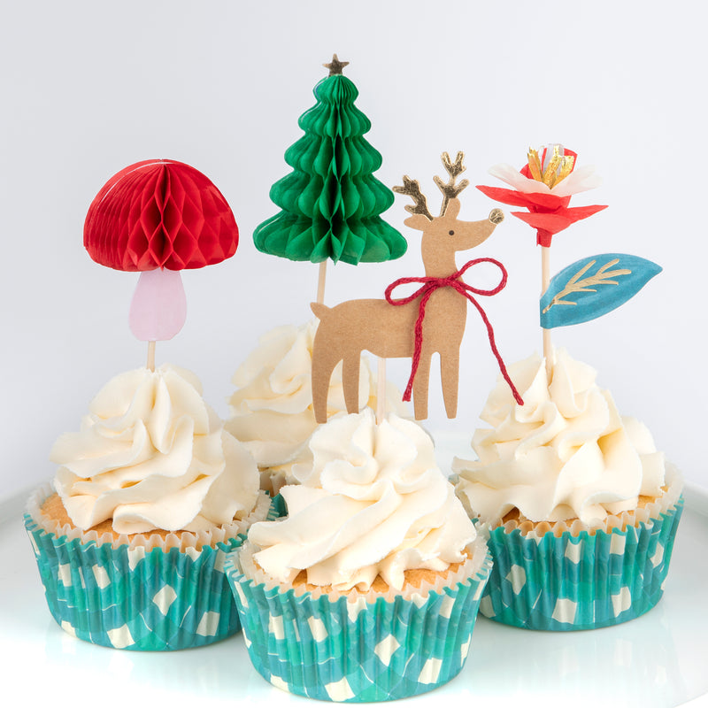 Winter Woodland Cupcake Kit, Pack of 24