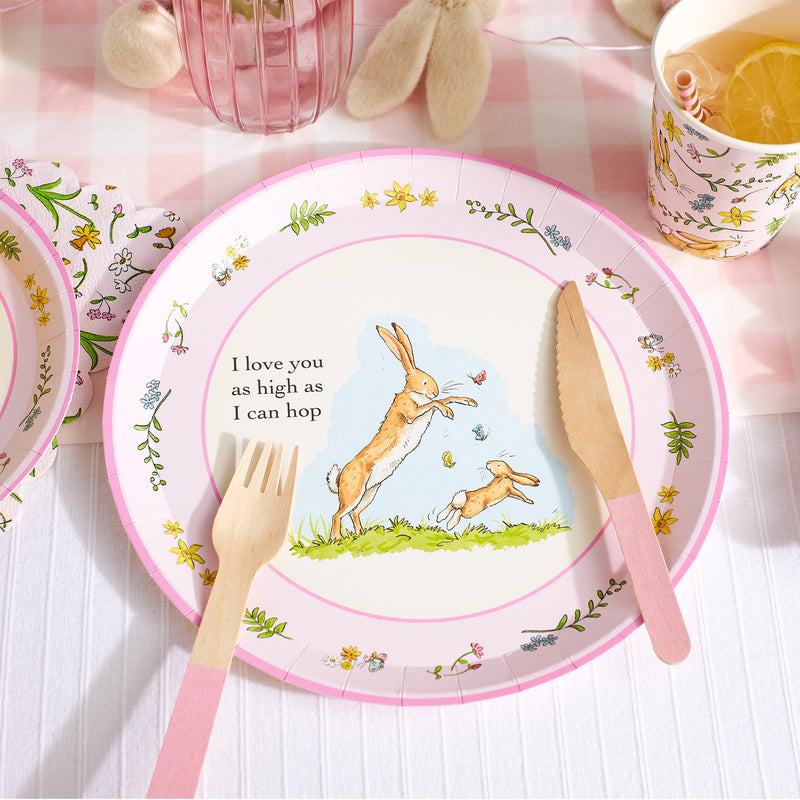 Guess How Much I Love You Pink Small Plates, Set of 10