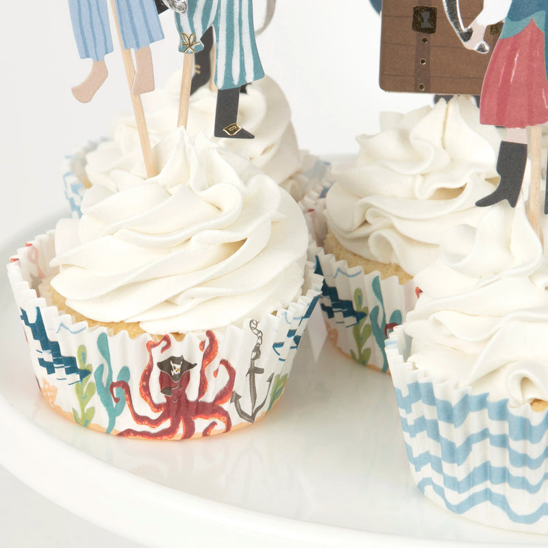 Pirate Ship Cupcake Kit, Pack of 24