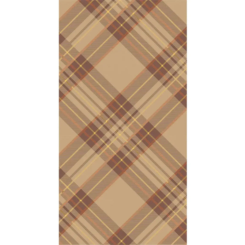 Autumn Plaid Guest Napkin, Set of 16