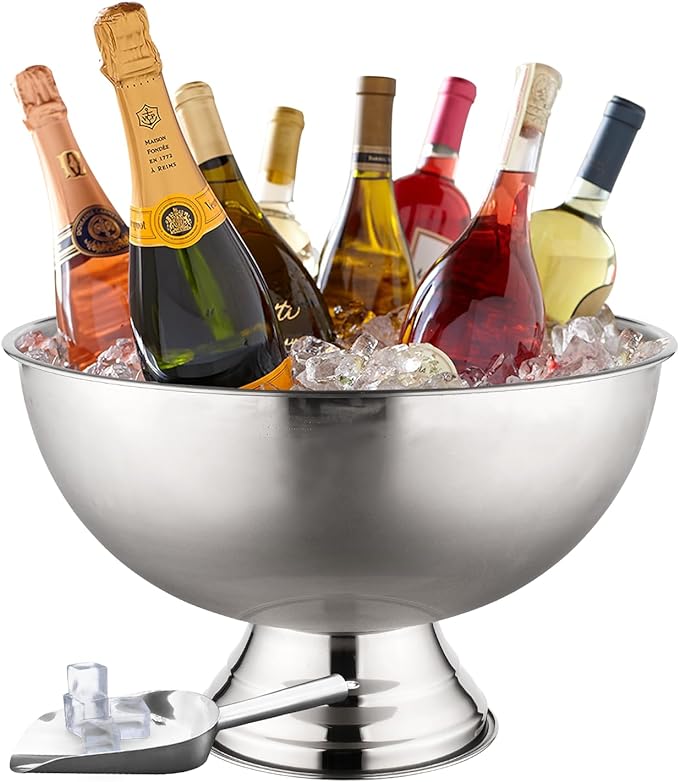 Silver Stainless Steel Ultimate Champagne Bucket