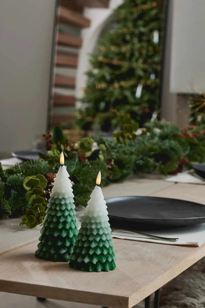 Winter Tree Candles, Set of 6