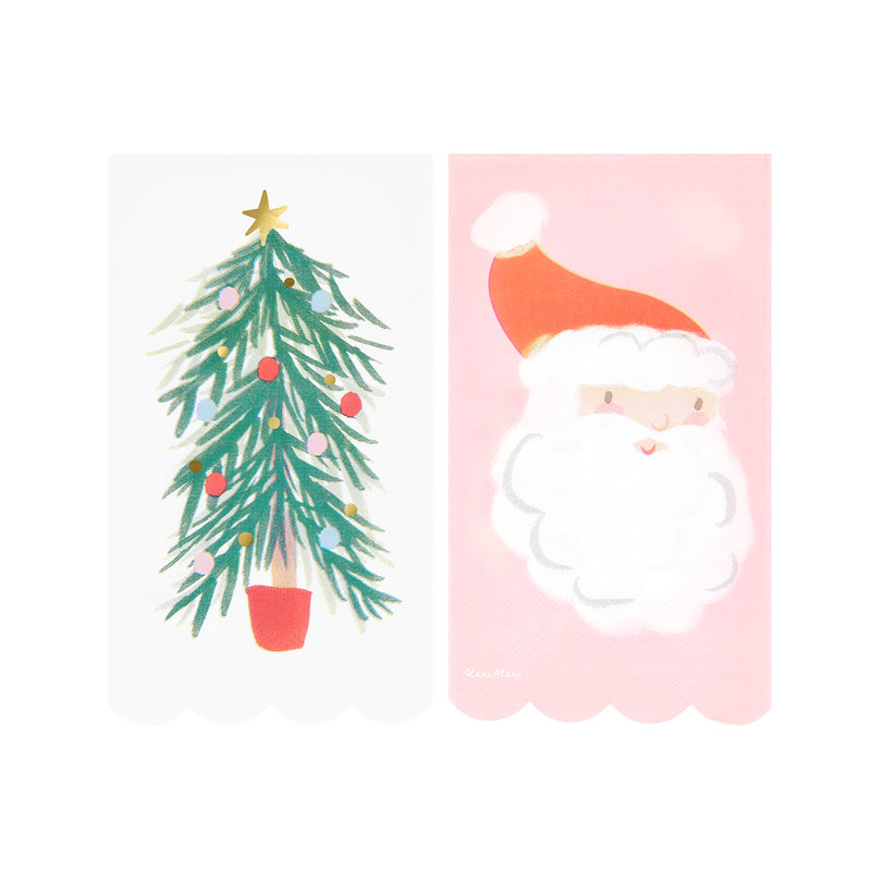 Mixed Christmas Icon Guest Towels, Pack of 16