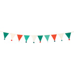 Christmas Pom Pom Flag Garland