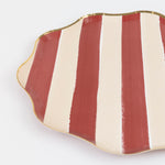 Fall Stripe Side Plates, Pack of 8