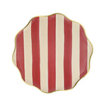 Fall Stripe Side Plates, Pack of 8