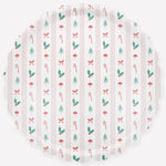 Festive Icon Stripes Large Tray