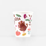 Folk Fall Cups, Pack of 8