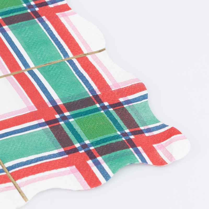 Tartan Small Napkins, Pack of 16