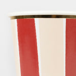 Fall Stripe Cups, Pack of 8