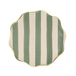 Fall Stripe Side Plates, Pack of 8