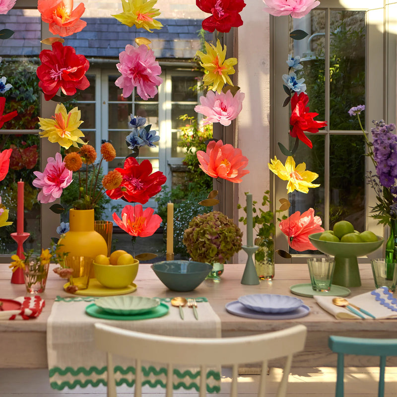 Large Bright Flower Wall