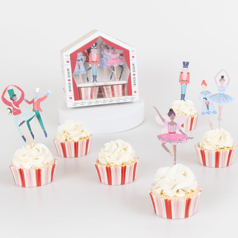 Nutcracker Ballet Cupcake Kit, Pack of 24