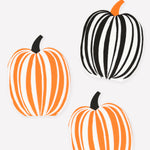 Stripe Pumpkin Napkins, Pack of 16