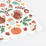 Folk Fall Small Napkins, Pack of 16