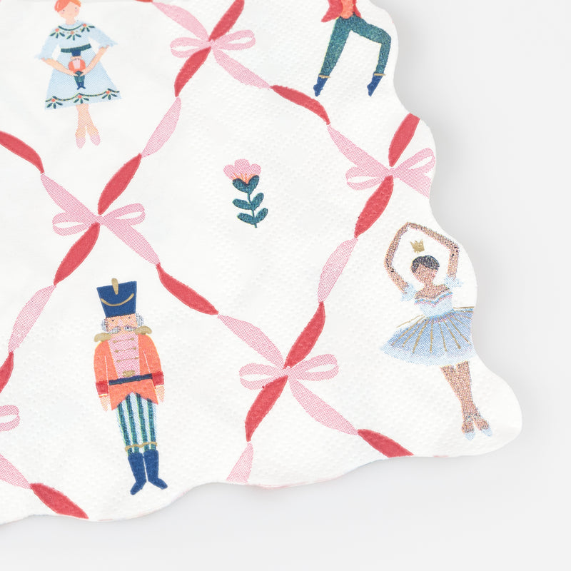 Nutcracker Ballet Large Napkins, Pack of 16