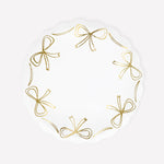 Gold Bow Side Plates, Pack of 8