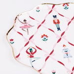 Nutcracker Ballet Dinner Plates, Pack of 8