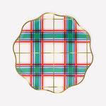 Tartan Side Plates, Pack of 8