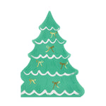 Gold Bow Tree Napkins, Pack of 16
