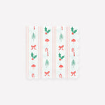 Festive Icon Stripes Small Napkins, Pack of 16