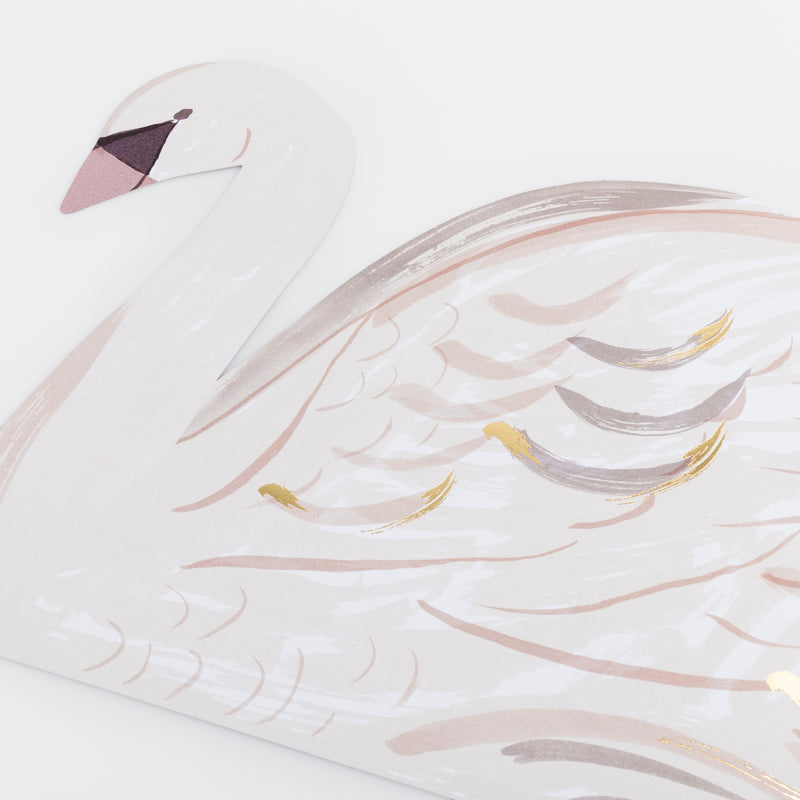 Swan Paper Placemats
