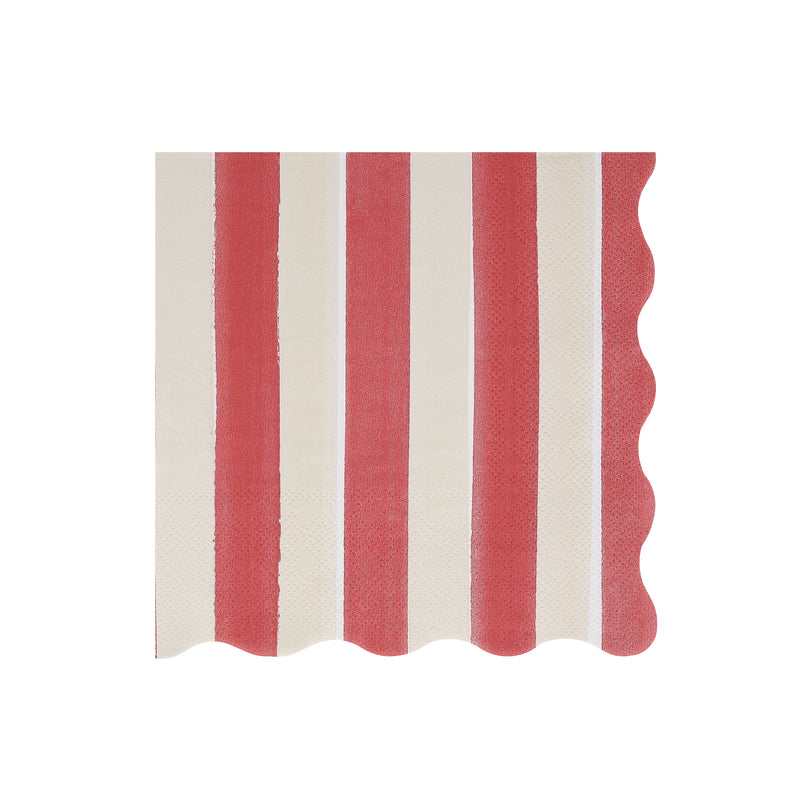 Fall Stripe Large Napkins, Pack of 16