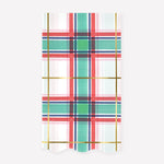 Tartan Guest Towels, Pack of 16