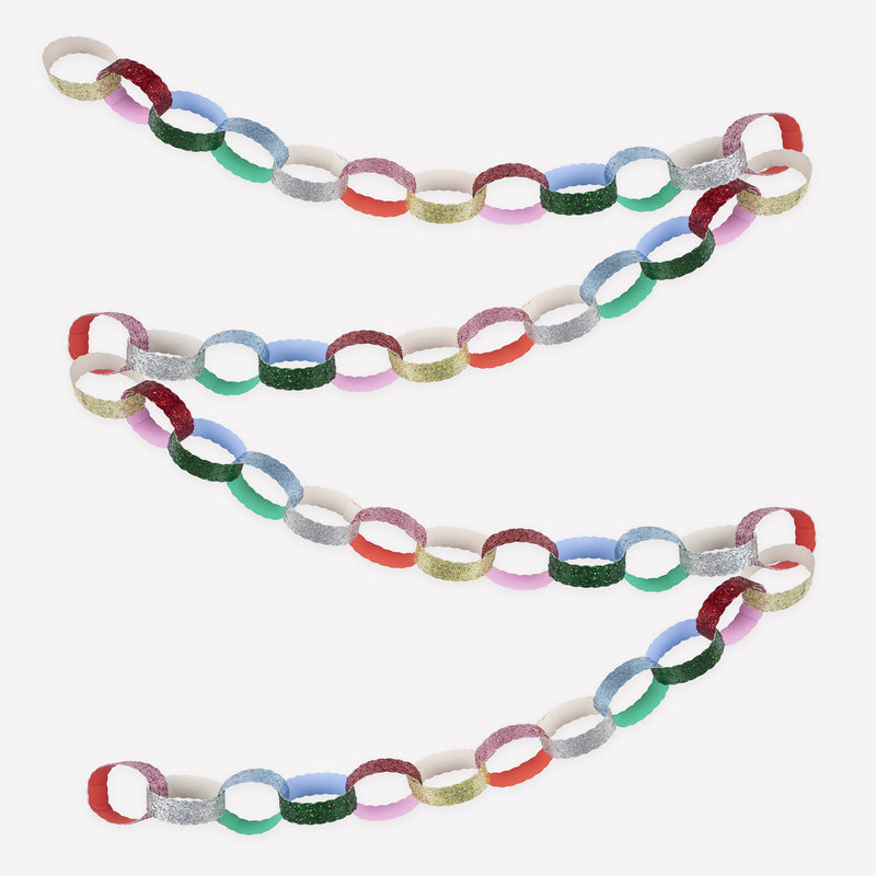 Glitter Paper Chains