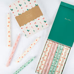 Festive Patterned Table Candles, Pack of 8