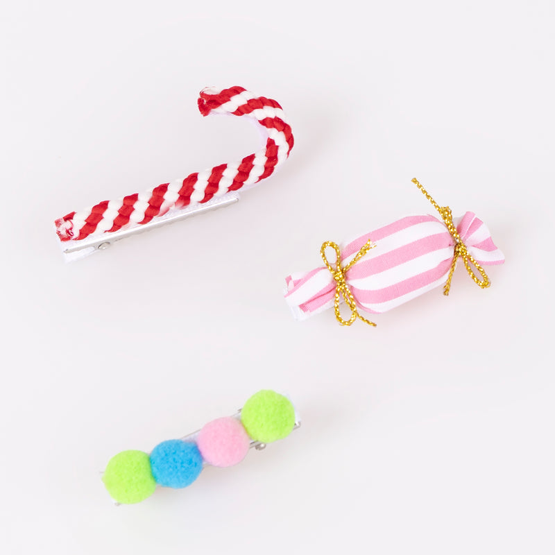 Gingerbread House Hair Clips