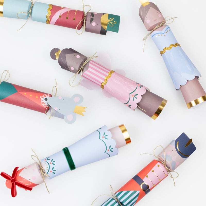 Nutcracker Ballet Crackers, Pack of 6