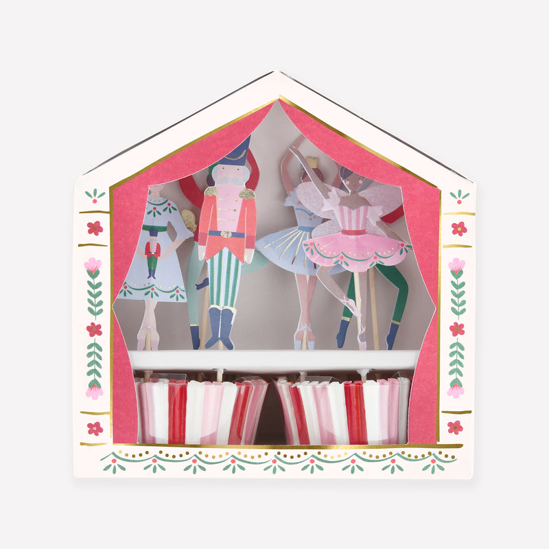 Nutcracker Ballet Cupcake Kit, Pack of 24