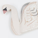 Painted Swan Plates, Pack of 8
