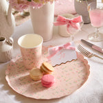 Pastel Velvet Bow Placecards, Pack of 6