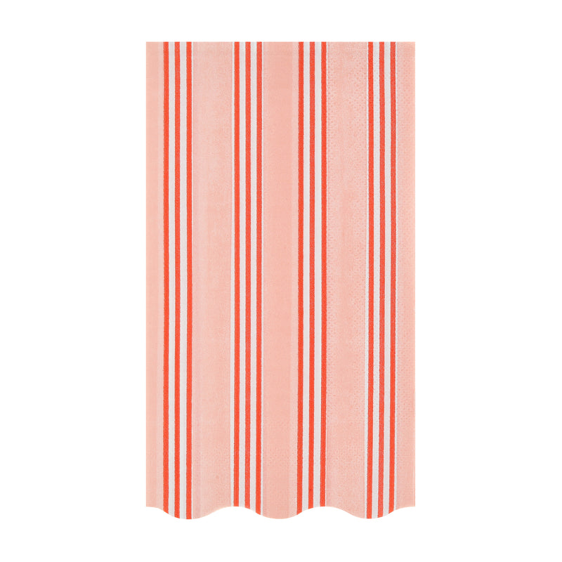 Festive Stripe Guest Towels, Pack of 16