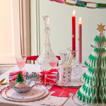 Festive Icon Stripes Side Plates, Pack of 8