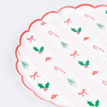 Festive Icon Stripes Side Plates, Pack of 8