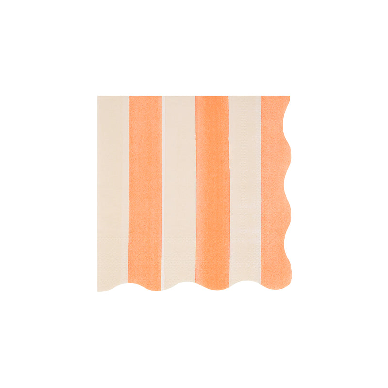 Fall Stripe Small Napkins, Pack of 16