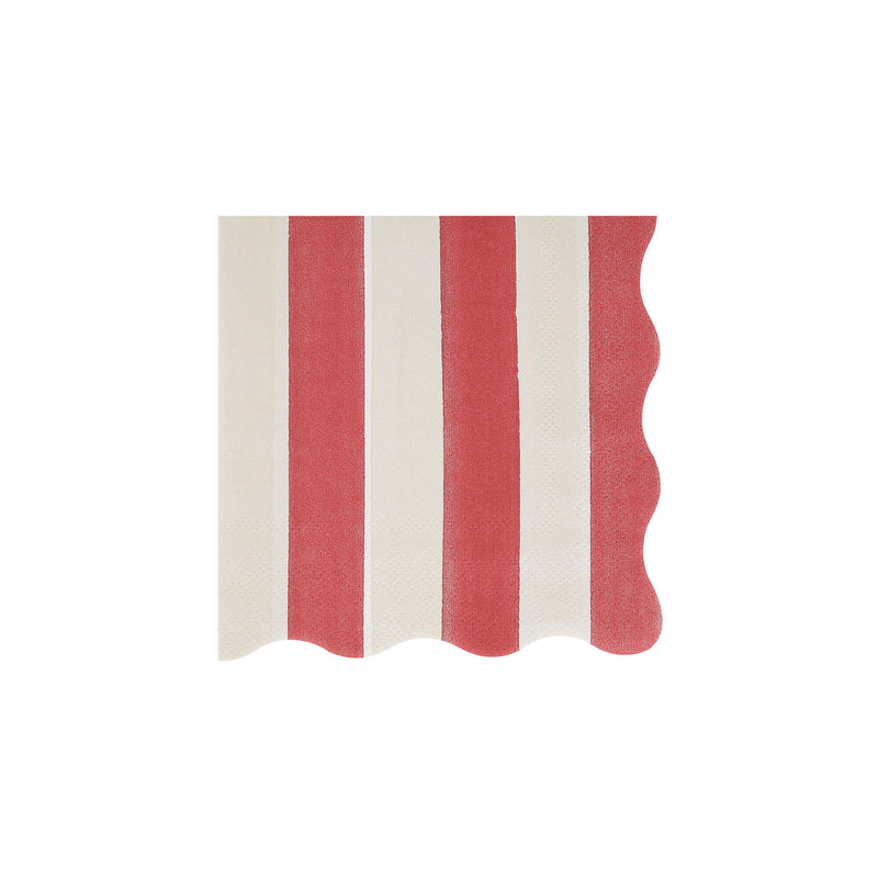 Fall Stripe Small Napkins, Pack of 16