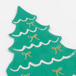 Gold Bow Tree Napkins, Pack of 16