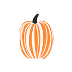Stripe Pumpkin Napkins, Pack of 16