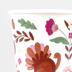 Folk Fall Cups, Pack of 8