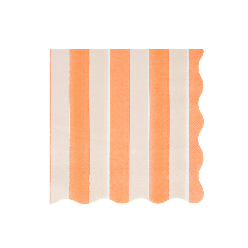Fall Stripe Large Napkins, Pack of 16