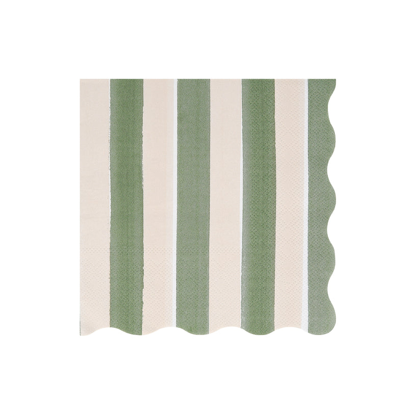 Fall Stripe Large Napkins, Pack of 16