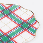 Tartan Side Plates, Pack of 8