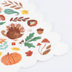 Folk Fall Large Napkins, Pack of 16