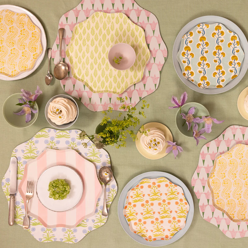 Molly Mahon x Meri Meri Blue Flower Placemat