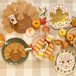 Folk Fall Side Plates, Pack of 8