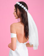 Iridescent Veil - Flower Crown Veil